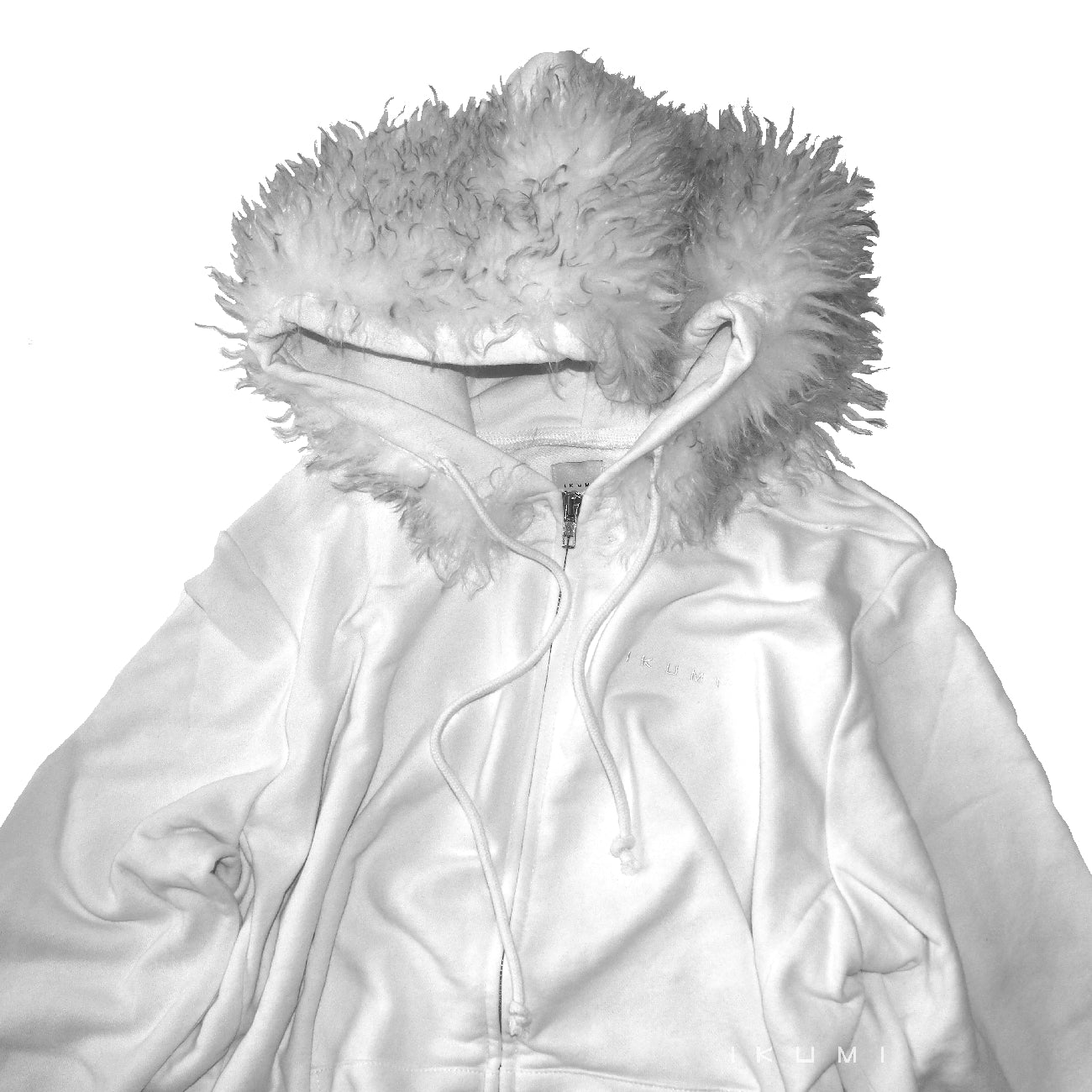 FUR ZIP HOODIE