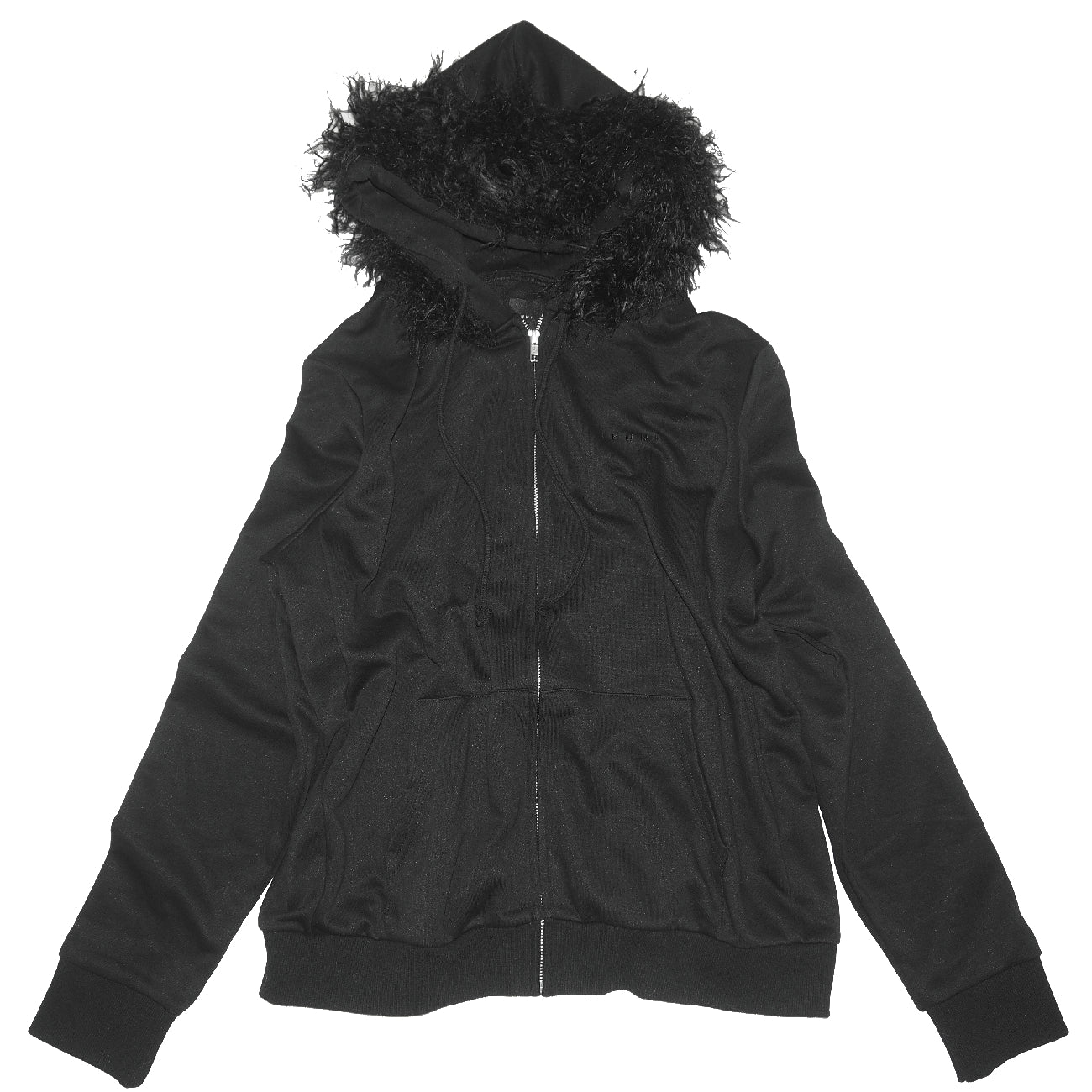 FUR ZIP HOODIE