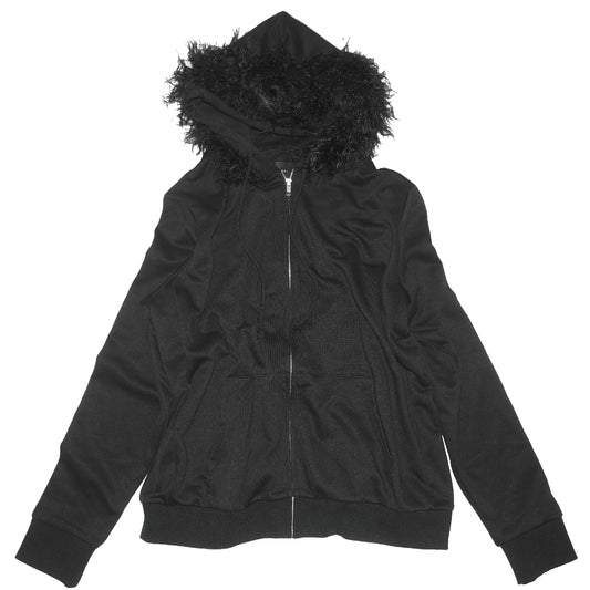 FUR ZIP HOODIE
