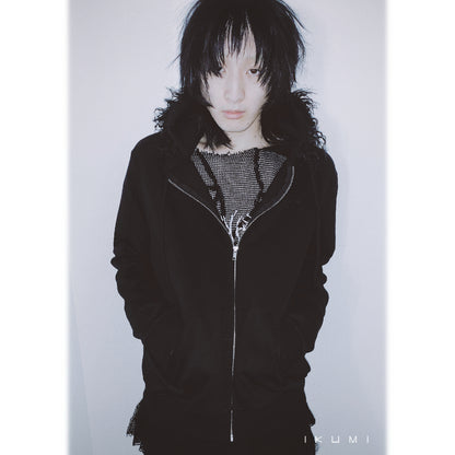 FUR ZIP HOODIE