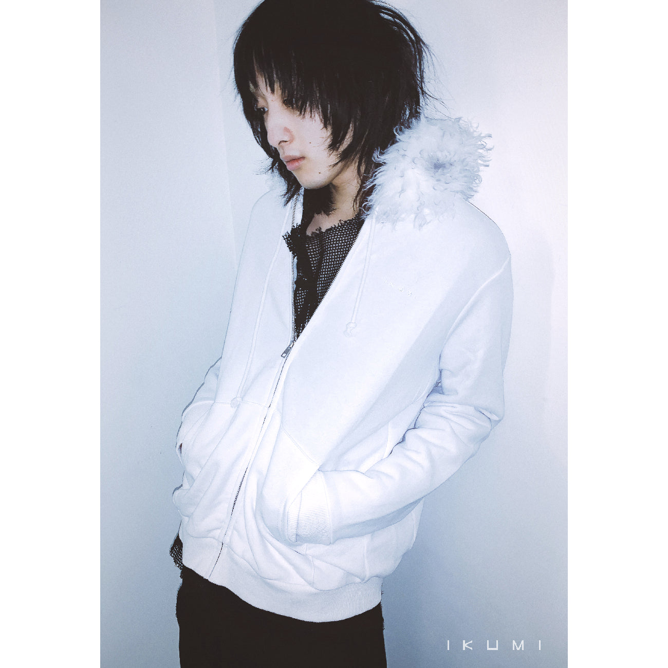 FUR ZIP HOODIE