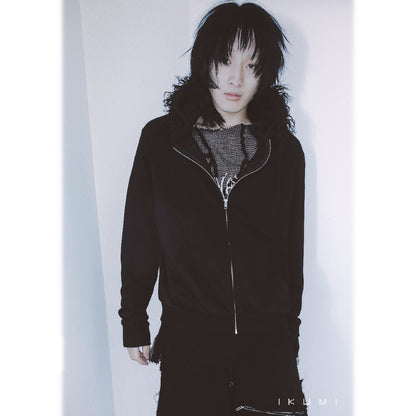 FUR ZIP HOODIE
