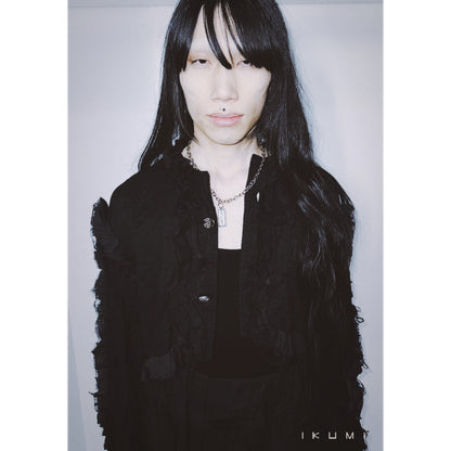 IKUMI×MADARANINGEN GAUZE FRILL JACKET