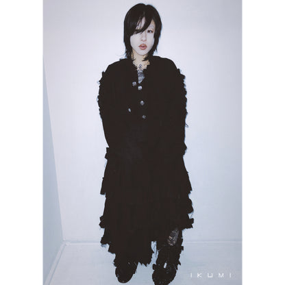 IKUMI×MADARANINGEN GAUZE FRILL DRESS
