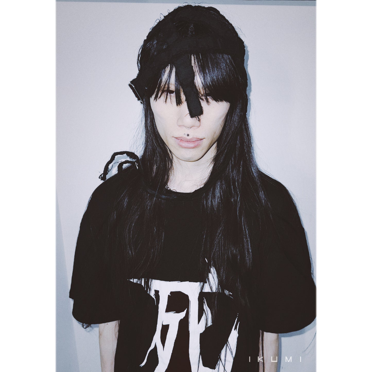 IKUMI×MADARANINGEN Gauze head gear