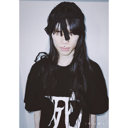IKUMI×MADARANINGEN Gauze head gear