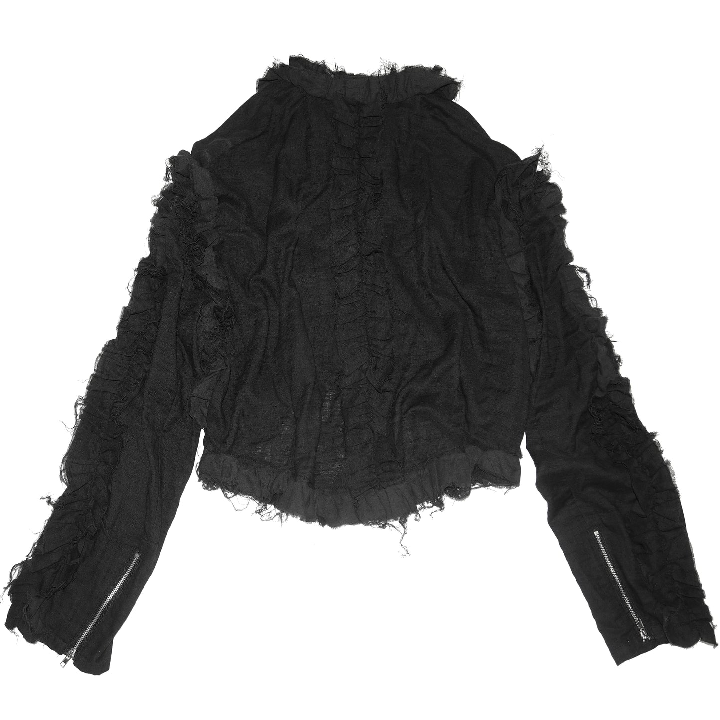 IKUMI×MADARANINGEN GAUZE FRILL JACKET