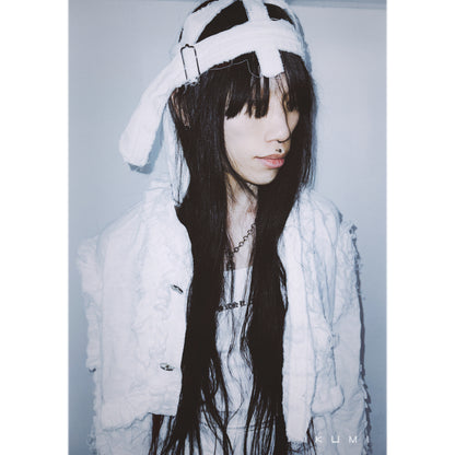 IKUMI×MADARANINGEN Gauze head gear