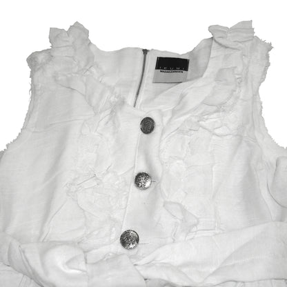 IKUMI×MADARANINGEN GAUZE FRILL DRESS