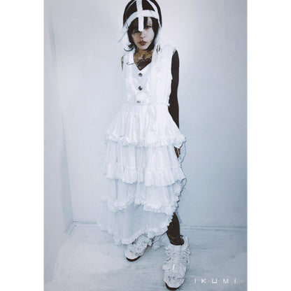 IKUMI×MADARANINGEN Gauze head gear