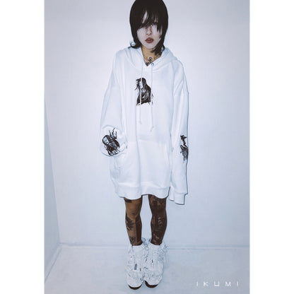 IKUMI×MADARANINGEN Rüschenstiefel