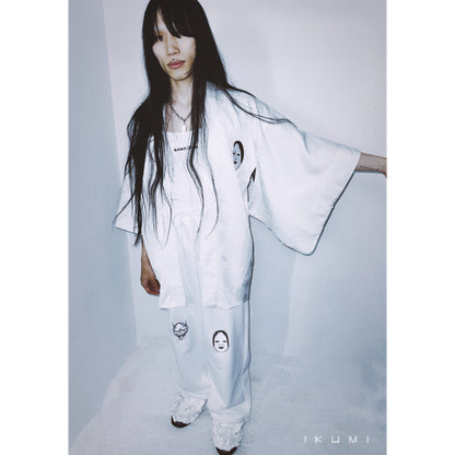 SCATTERED NOH MASKS SWEAT PANTS