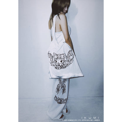 KUROMI×IKUMI PIERCED TOTE