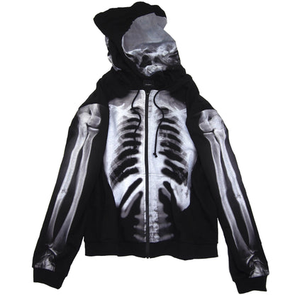 ［IKUMI Co., Ltd. TEN YEAR ANNIVERSARY FIRST PRODUCT]XRAY ZIP HOODIE