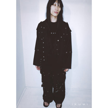 SNAPBOTTON DENIM PANTS