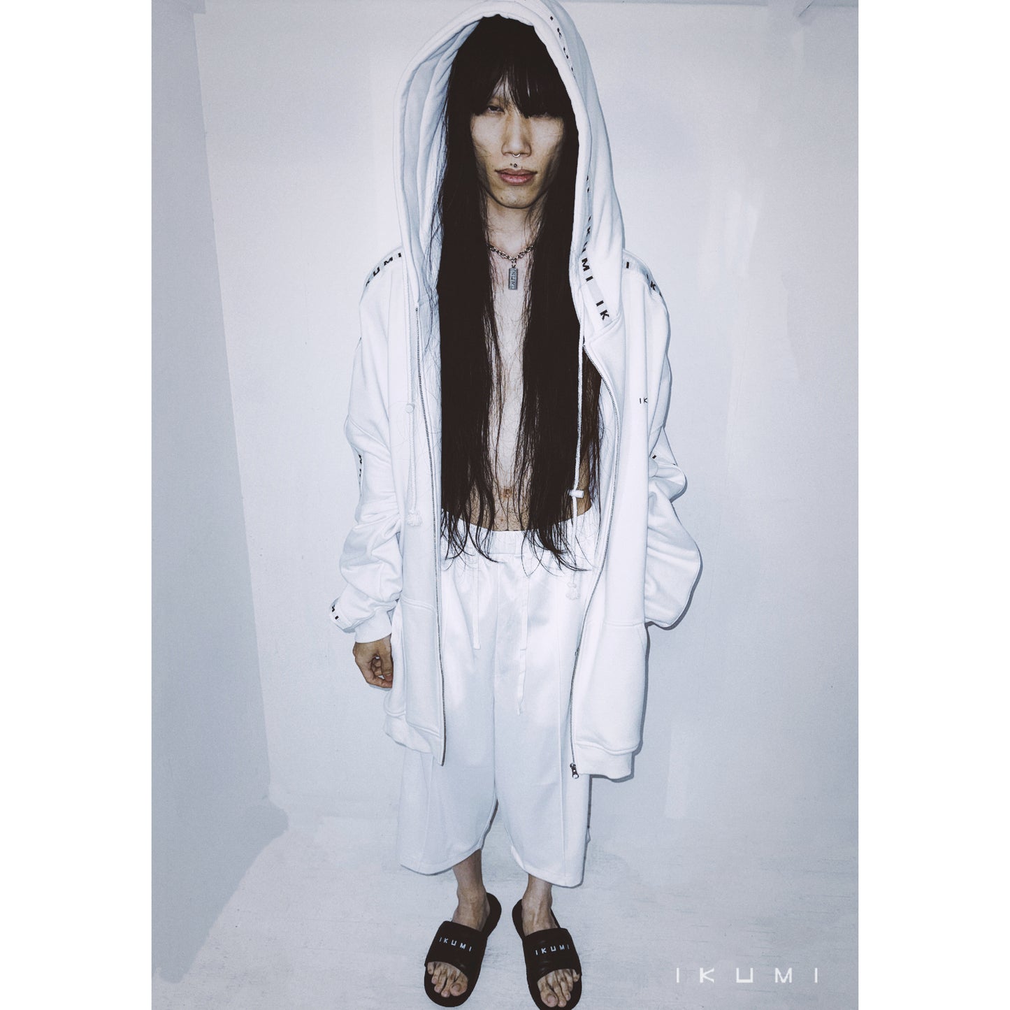 IKUMI JACQUARD BIG HOODIE