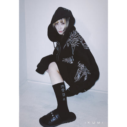 KUROMI×IKUMI BIG HOODIE