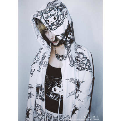 KUROMI×IKUMI FREECE HOODIE