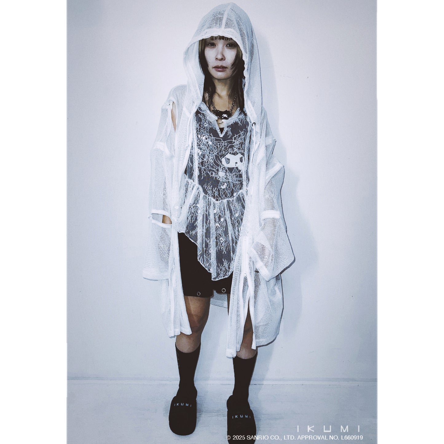 IKUMI MESH HOODIE
