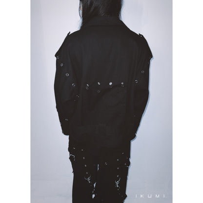 SNAPBOTTON DENIM BIKERS