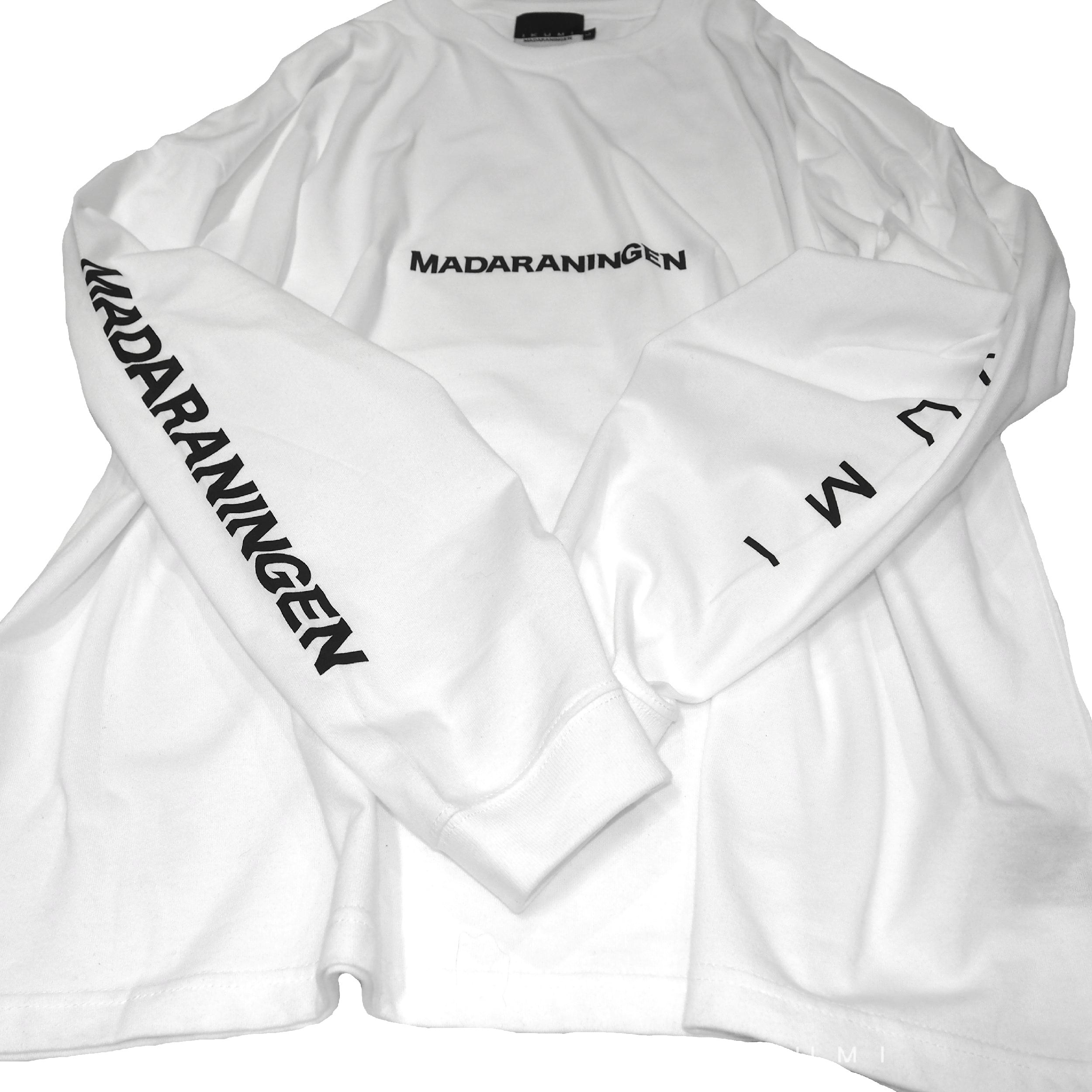 IKUMI×MADARANINGEN Sinple LOGO Long sleeve t-shirt