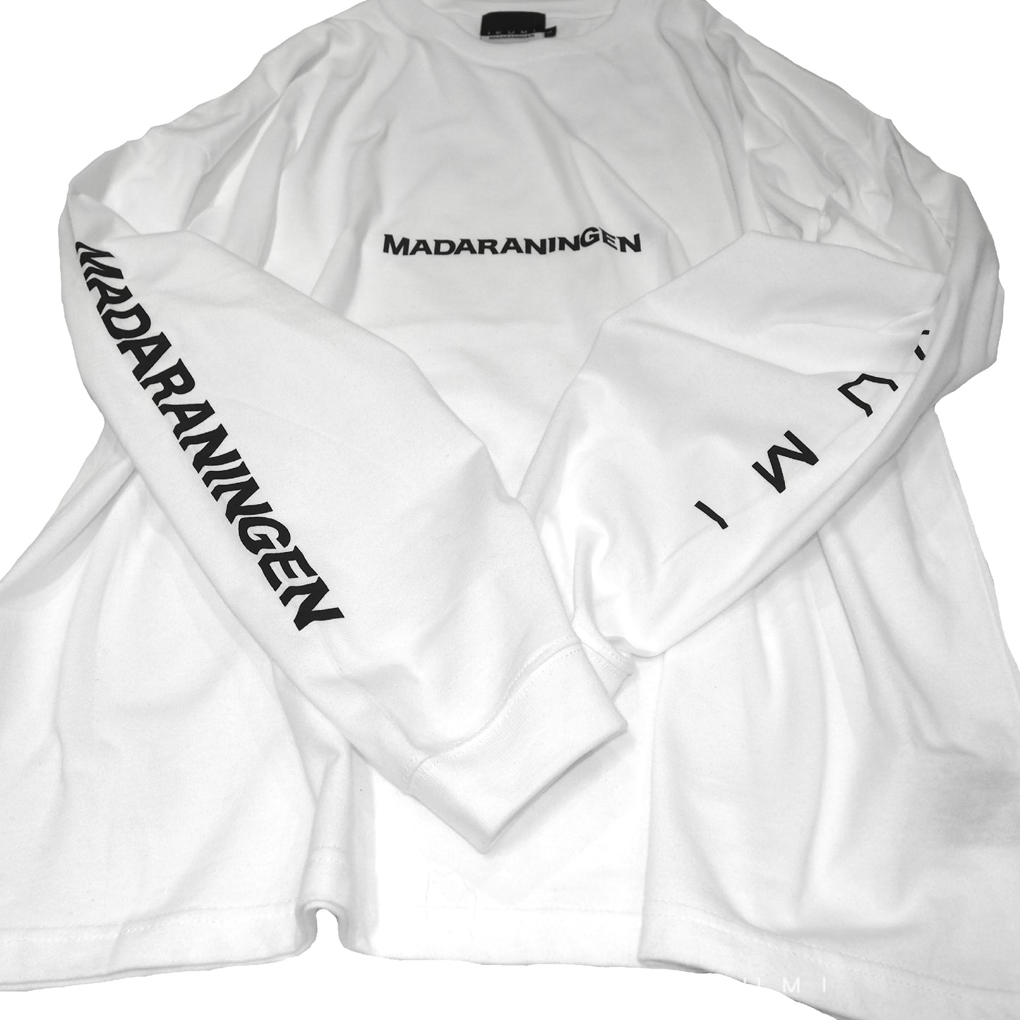IKUMI×MADARANINGEN Sinple LOGO Long sleeve t-shirt