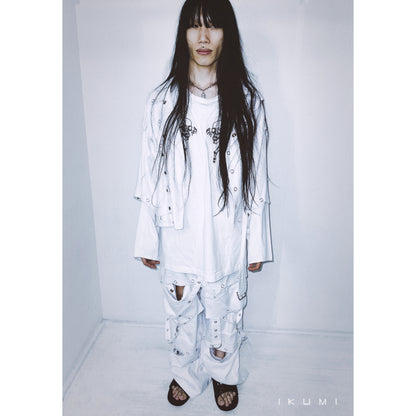 SNAPBOTTON DENIM PANTS