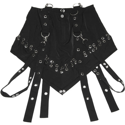 PIERCED MINI SKIRT