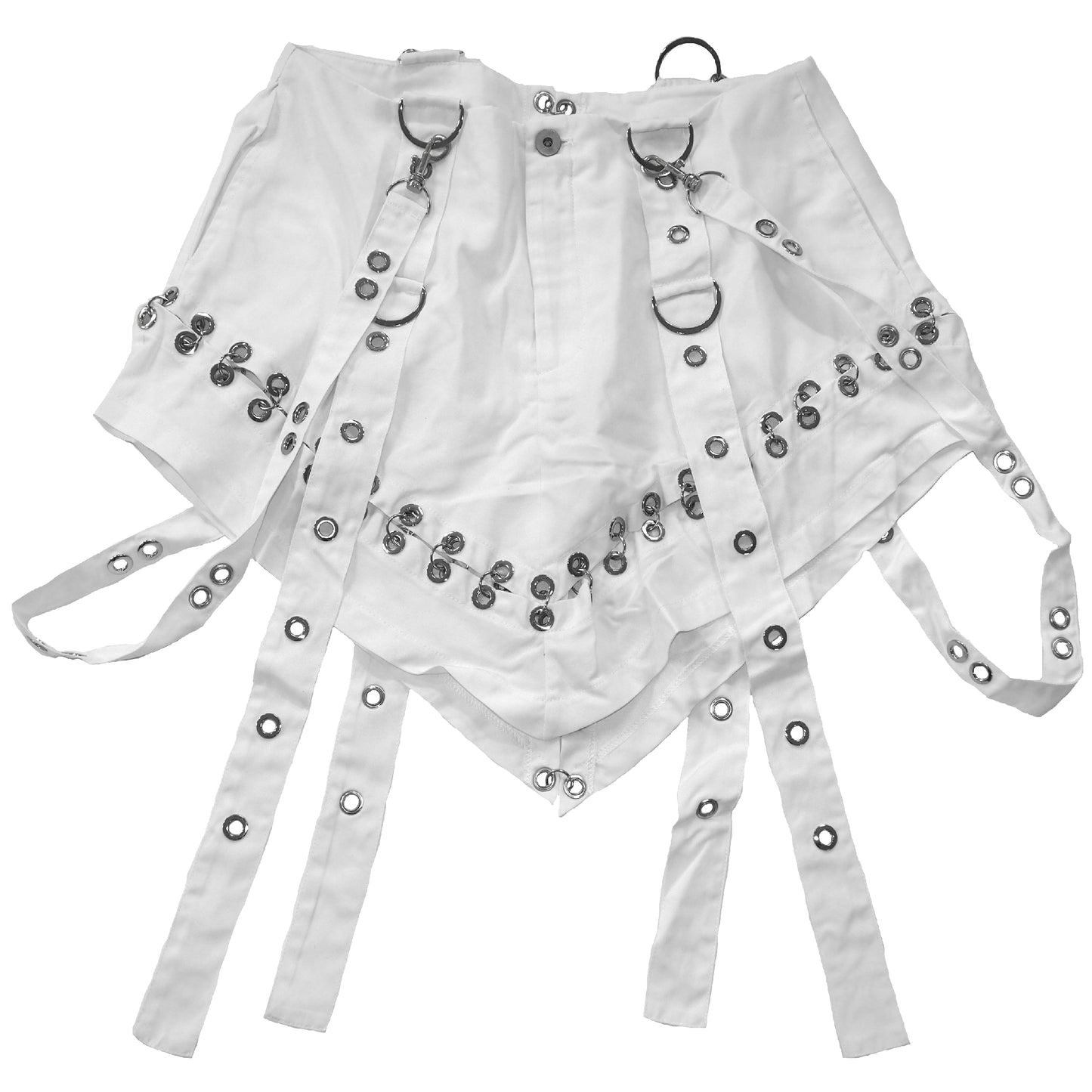 PIERCED MINI SKIRT