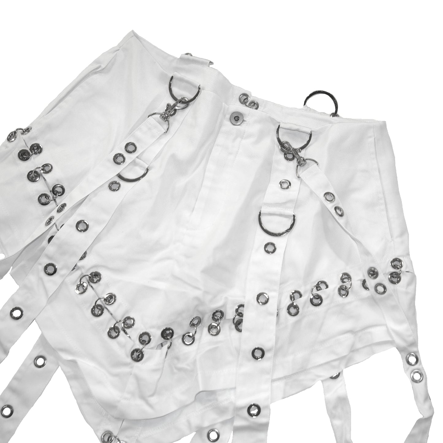 PIERCED MINI SKIRT