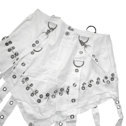 PIERCED MINI SKIRT