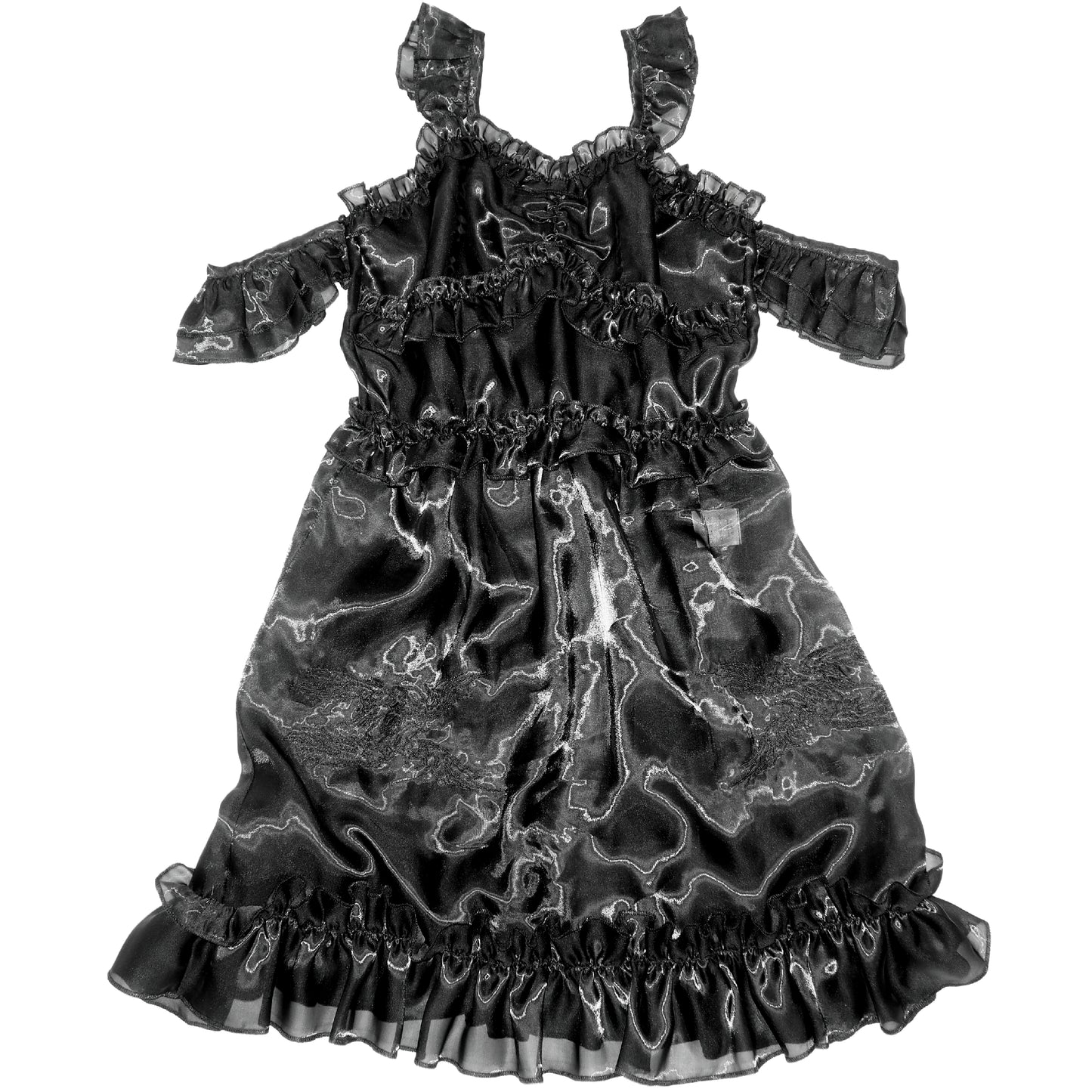 OFF SHOULDER SMOKE DRESS