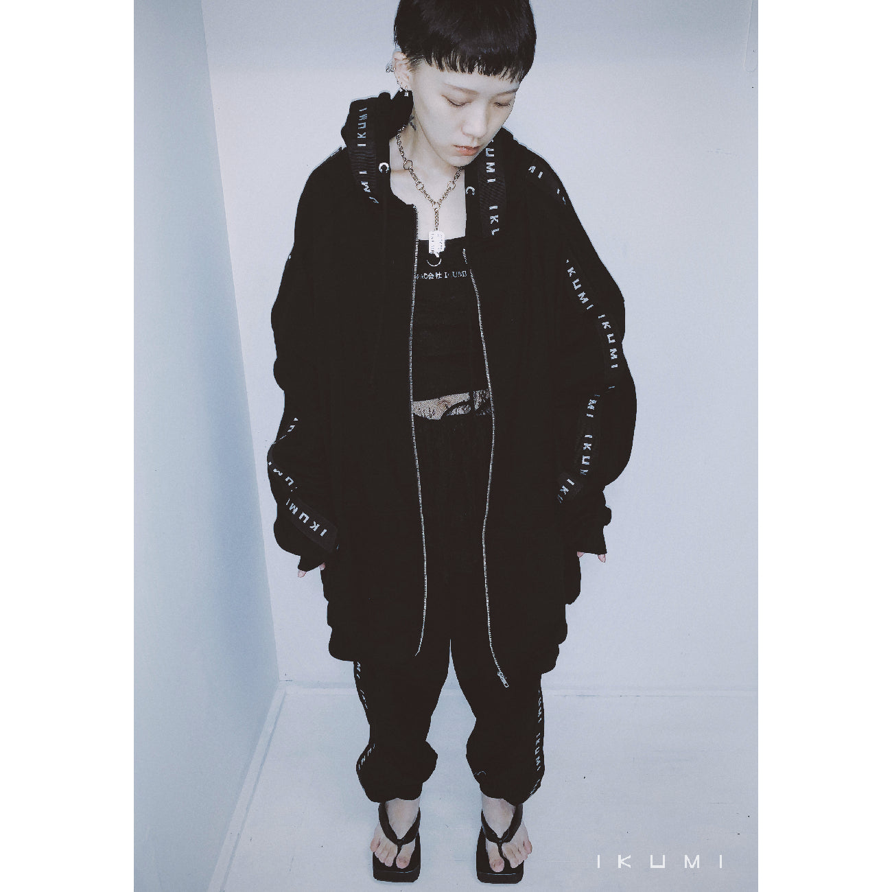 IKUMI JACQUARD BIG HOODIE