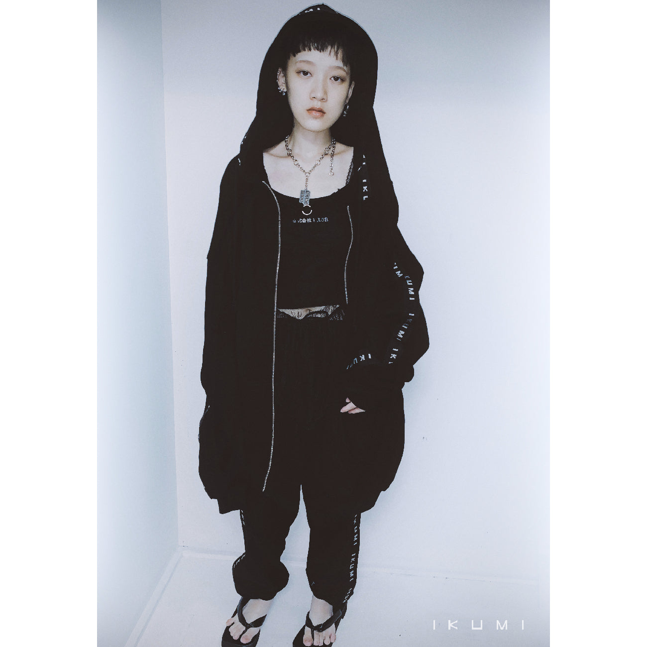IKUMI JACQUARD BIG HOODIE