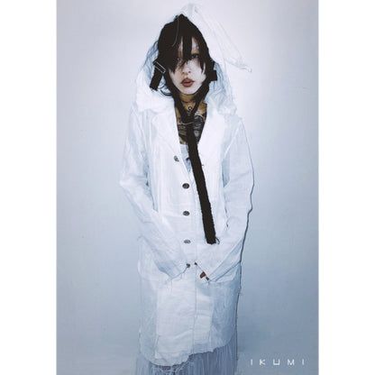 IKUMI×MADARANINGEN Gauze long top