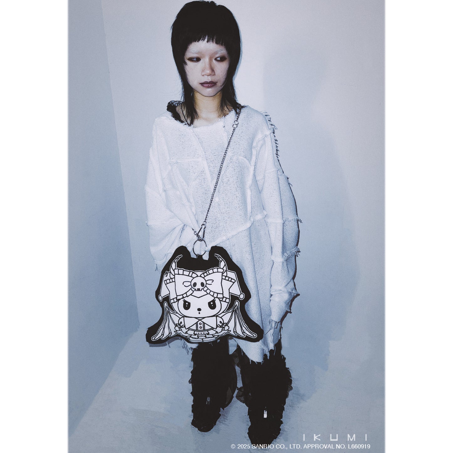 KUROMI×IKUMI CUSHION KEY HOLDER