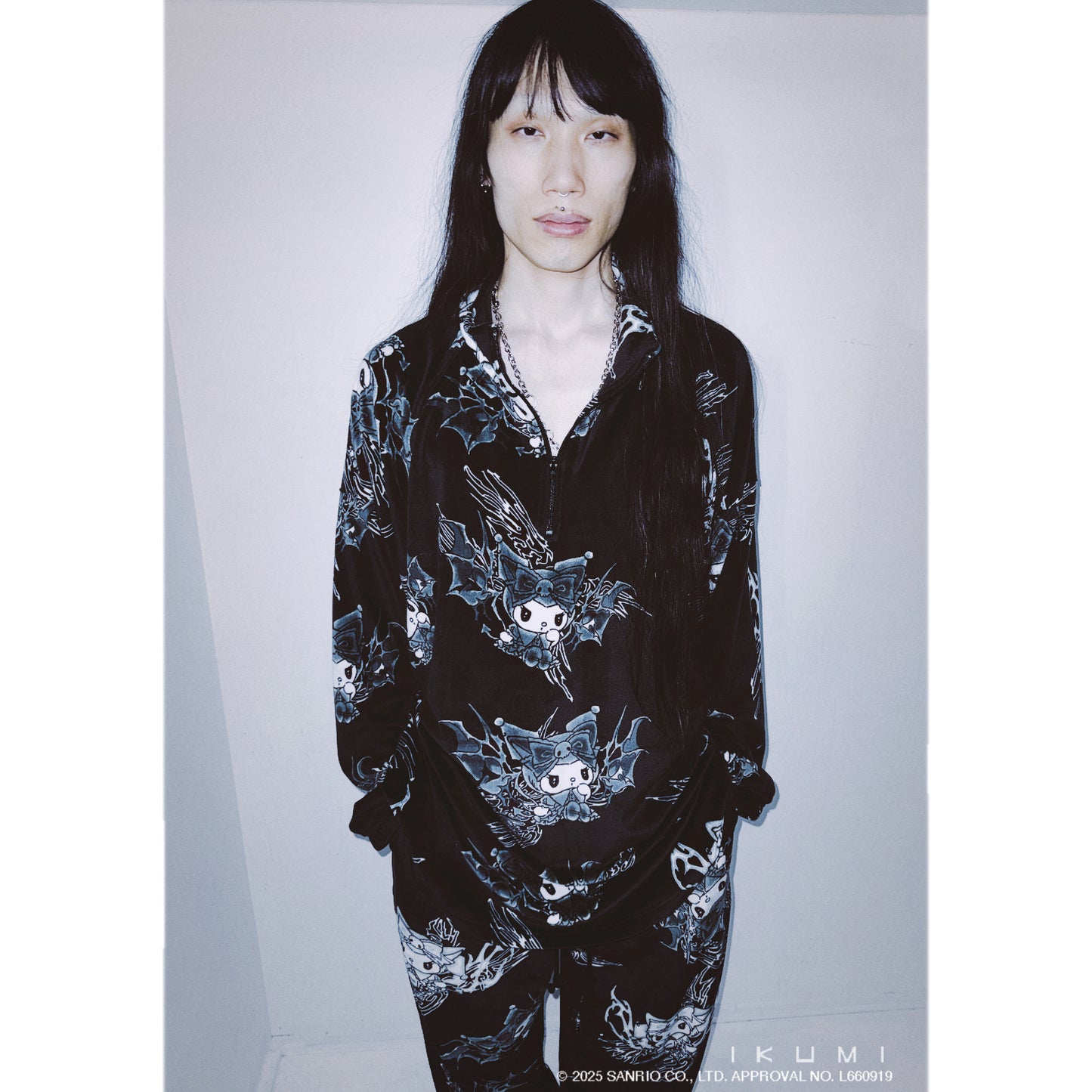 KUROMI×IKUMI FLEECE PULLOVER