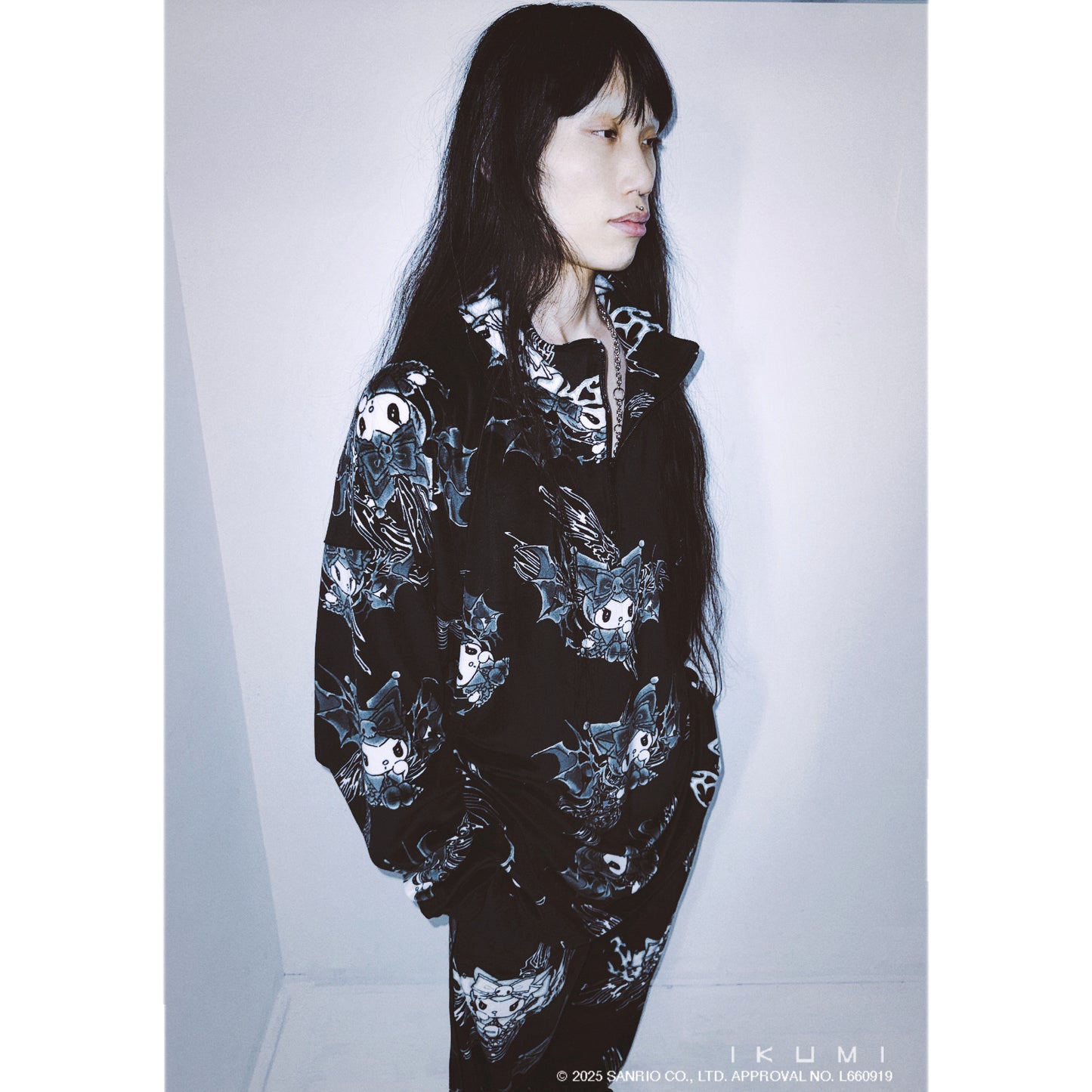 KUROMI×IKUMI FLEECE PULLOVER