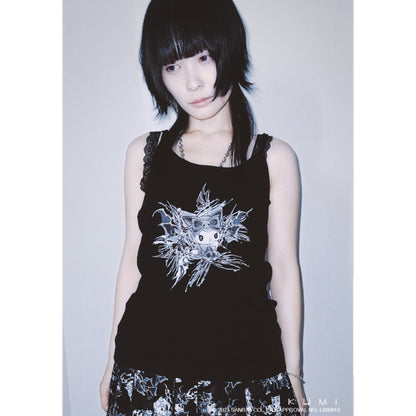 KUROMI×IKUMI PRINT CAMISOLE