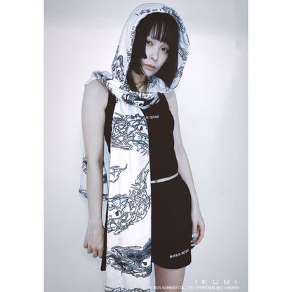 KUROMI×IKUMI HOODIE MUFFLER