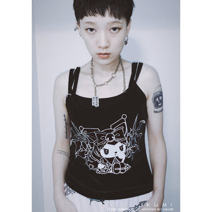 KUROMI×IKUMI PIERCED CAMISOLE