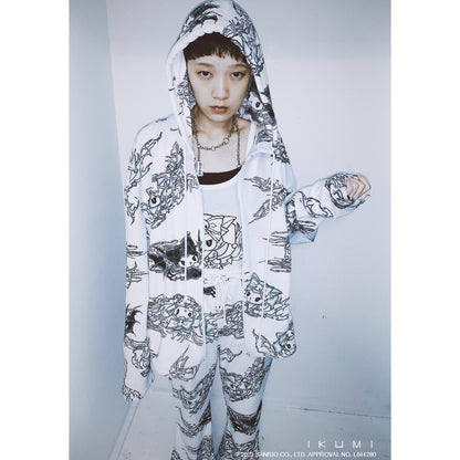 KUROMI×IKUMI FREECE HOODIE