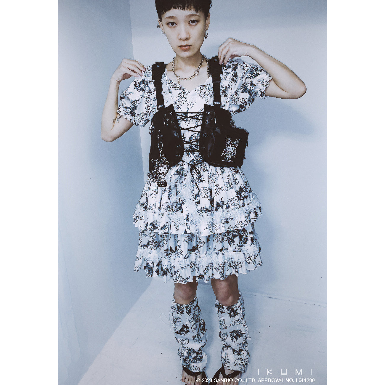 KUROMI×IKUMI CORSET BAG