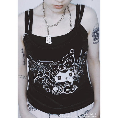 KUROMI×IKUMI PIERCED CAMISOLE