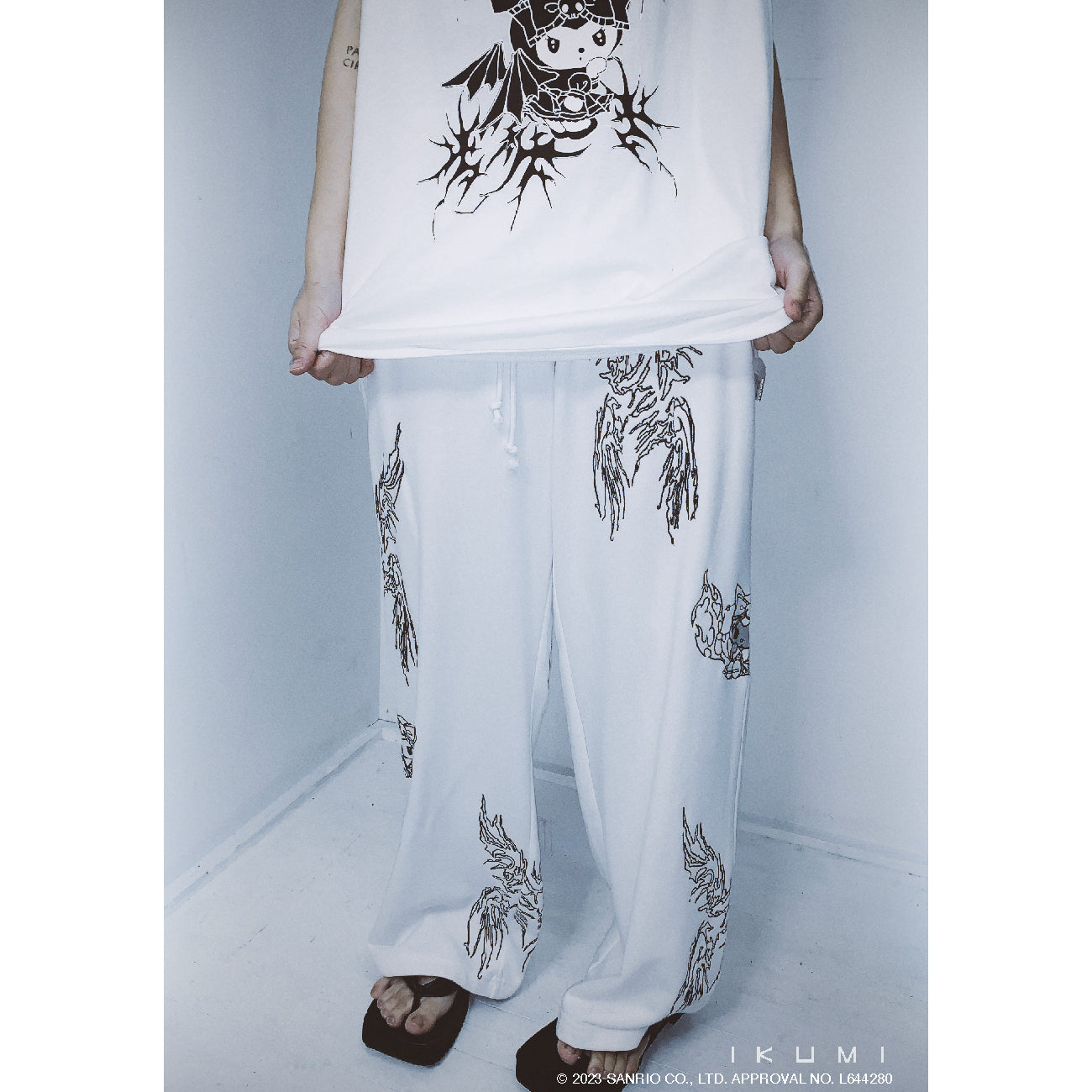 KUROMI×IKUMI SWEAT PANTS