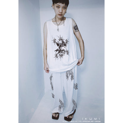 KUROMI×IKUMI SWEAT PANTS