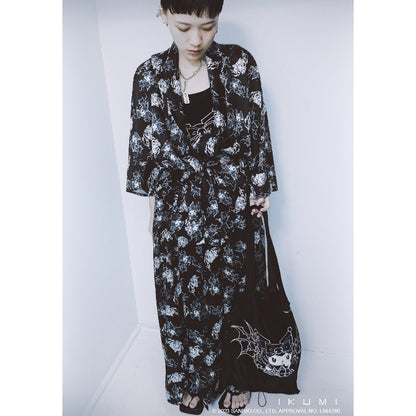 KUROMI×IKUMI PIERCED TOTE