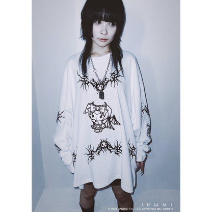 KUROMI×IKUMI TRIBAL LONG T