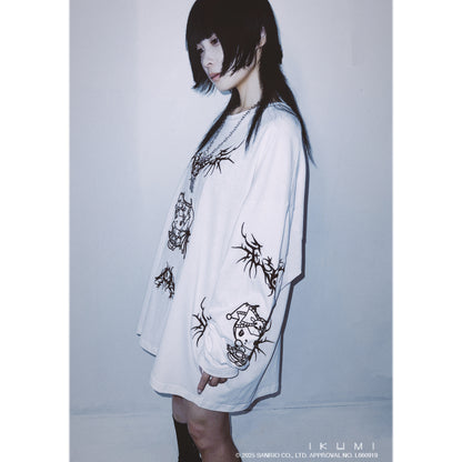 KUROMI×IKUMI TRIBAL LONG T
