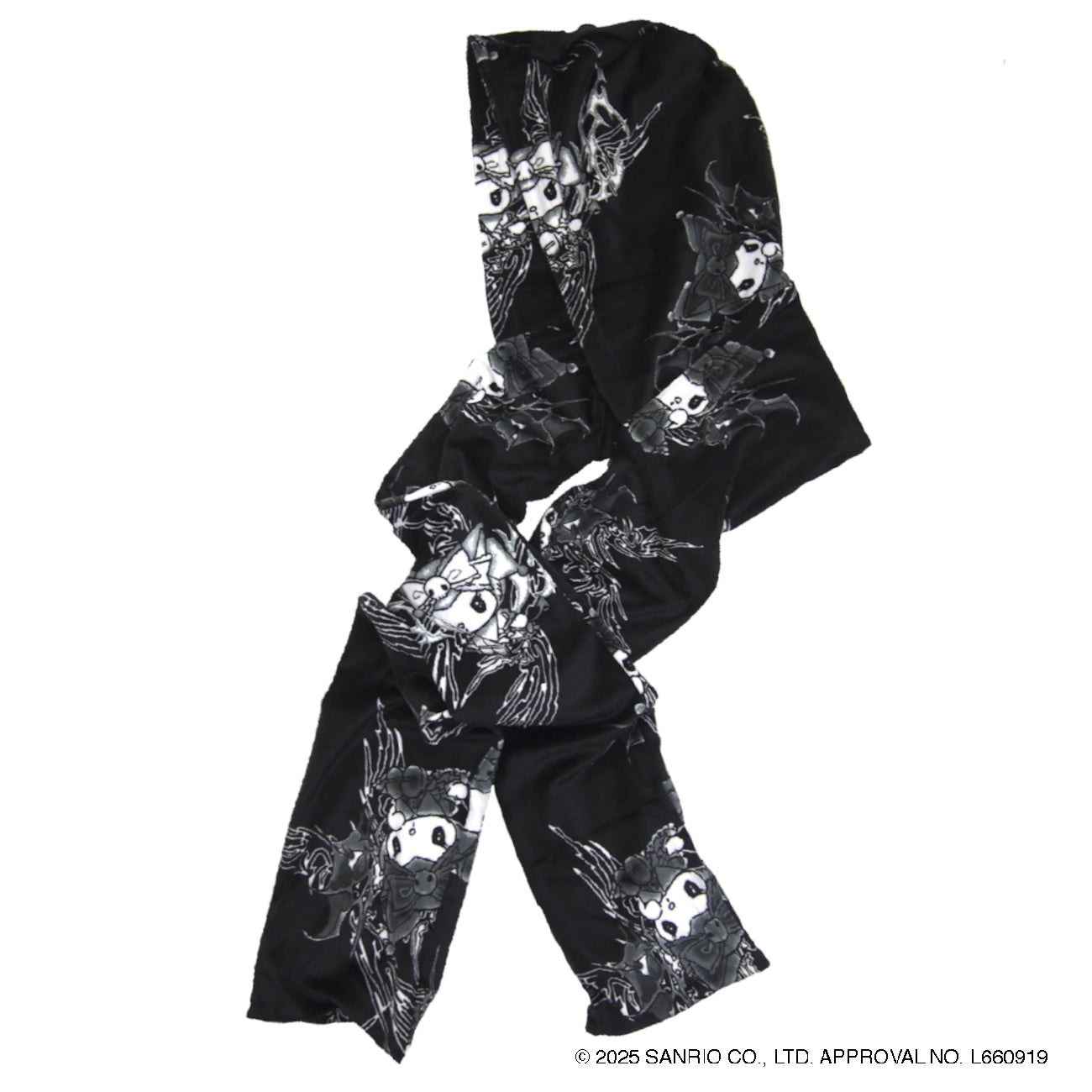 KUROMI×IKUMI HOODIE MUFFLER